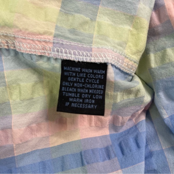 CHARLESTON THREADS Men's
Large Long Sleeve Pink Pastel Colors Button up Shirt - Picture 7 of 7